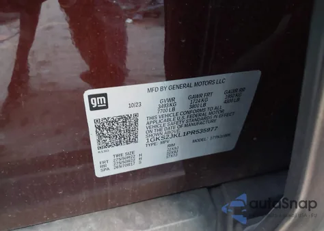 2023 GMC Yukon Xl 4Wd Denali z USA, uszkodzony, nr VIN 1GKS2JKL1PR535977